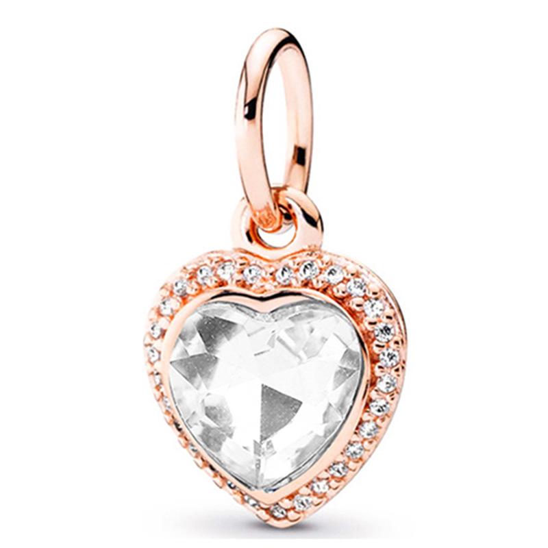 MOQ 2 pcs Rose Golden Big Hole European Beads or Charms 45 Styles To Choose