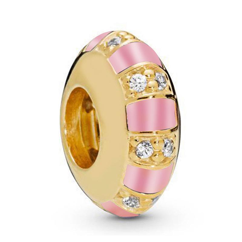 MOQ 2 pcs Golden Big Hole European Beads or Charms 27 Styles To Choose