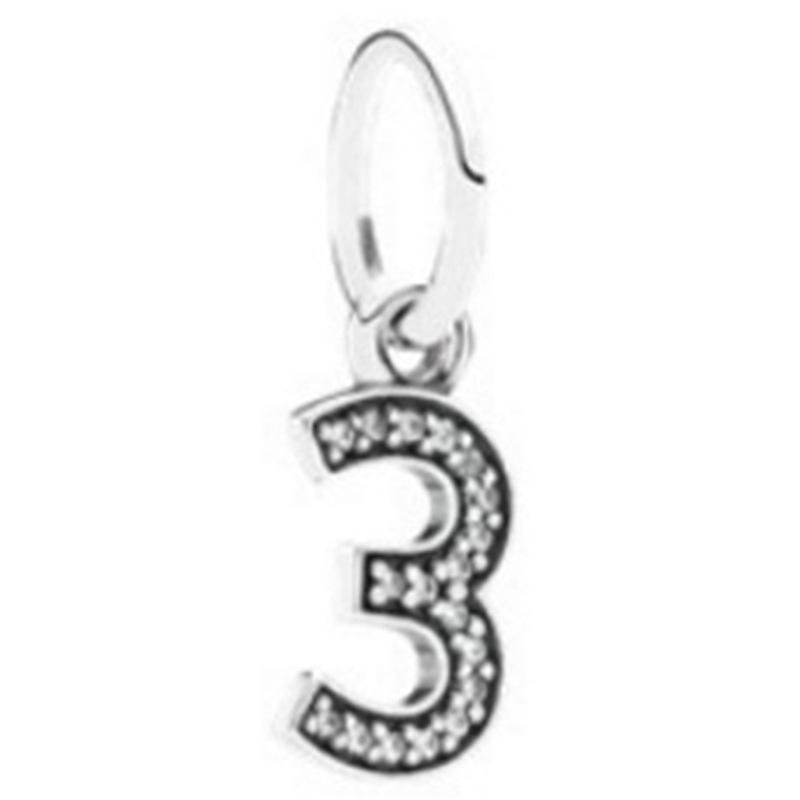 MOQ 2 pcs Digital Constellation Big Hole European Beads or Charms 45 Styles To Choose
