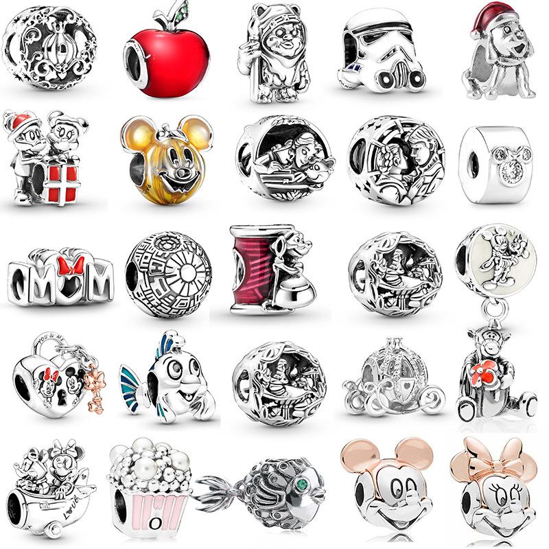 MOQ 2 pcs Cartoon Big Hole European Beads or Charms 25 Styles To Choose