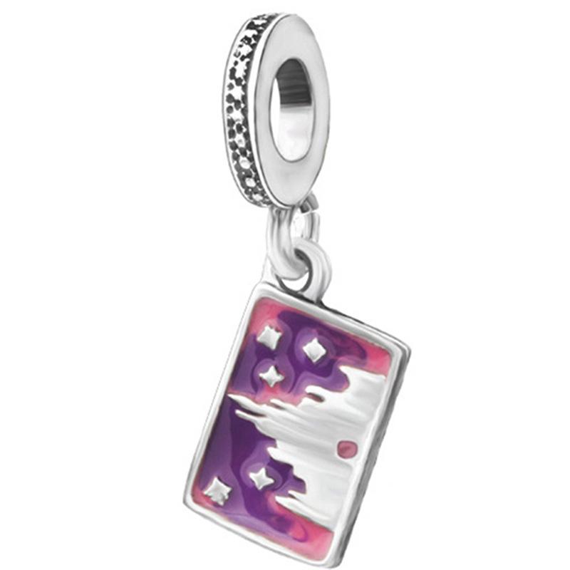 MOQ 2 pcs Purple Big Hole European Beads or Charms 45 Styles To Choose