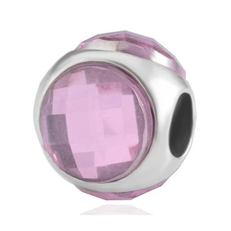 MOQ 2 pcs Purple Big Hole European Beads or Charms 45 Styles To Choose