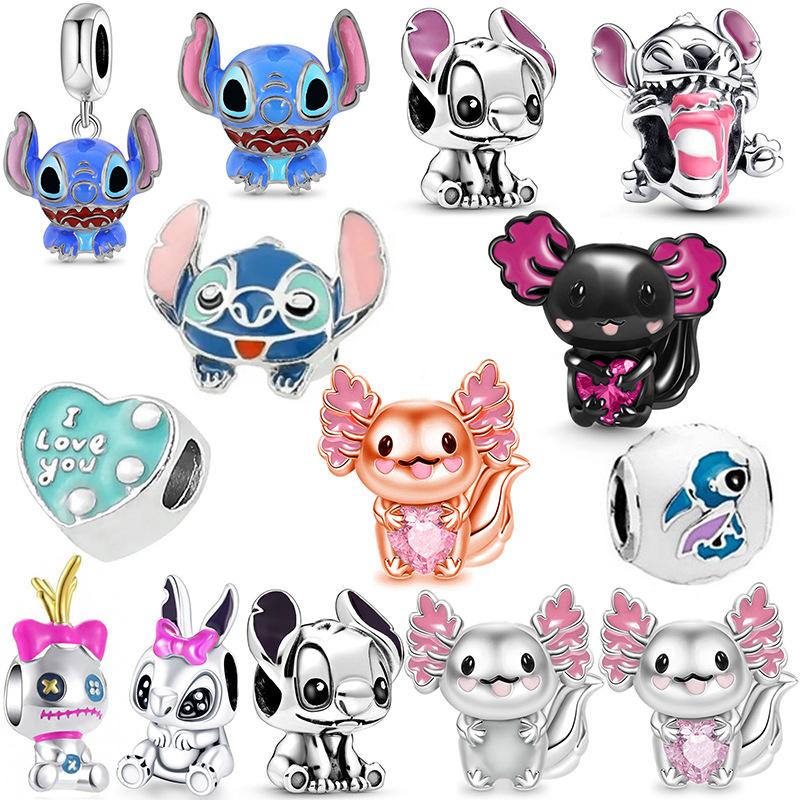MOQ 5 pcs Cartoon Big Hole European Beads or Charms 14 Styles To Choose