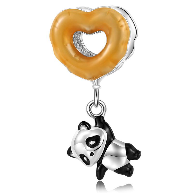 MOQ 2 pcs Heart Big Hole European Beads or Charms 40 Styles To Choose