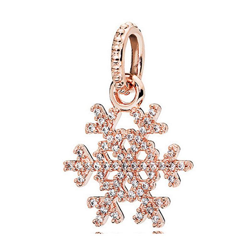 MOQ 2 pcs Rose Golden Big Hole European Beads or Charms 45 Styles To Choose
