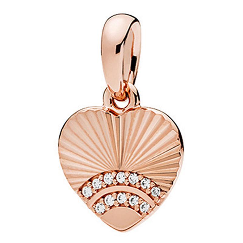 MOQ 2 pcs Rose Golden Big Hole European Beads or Charms 45 Styles To Choose