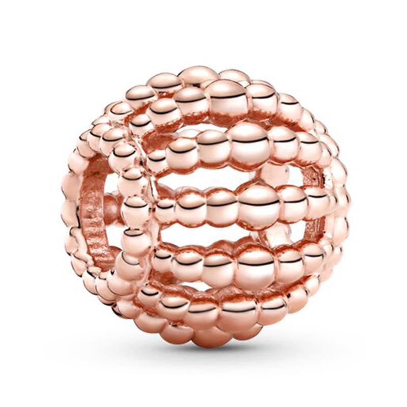 MOQ 2 pcs Rose Golden Big Hole European Beads or Charms 45 Styles To Choose