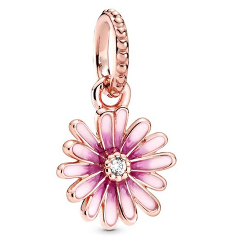 MOQ 2 pcs Flower Big Hole European Beads or Charms 21 Styles To Choose