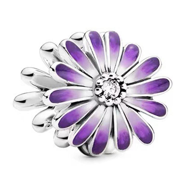 MOQ 2 pcs Flower Big Hole European Beads or Charms 21 Styles To Choose