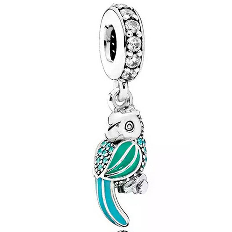 MOQ 2 pcs Green Big Hole European Beads or Charms 45 Styles To Choose