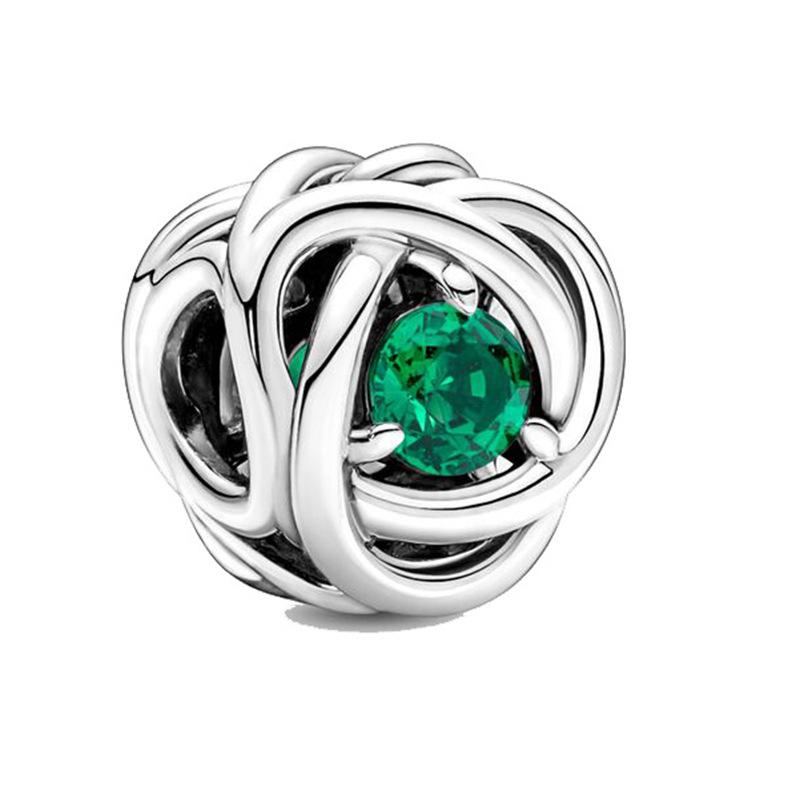 MOQ 2 pcs Green Big Hole European Beads or Charms 45 Styles To Choose