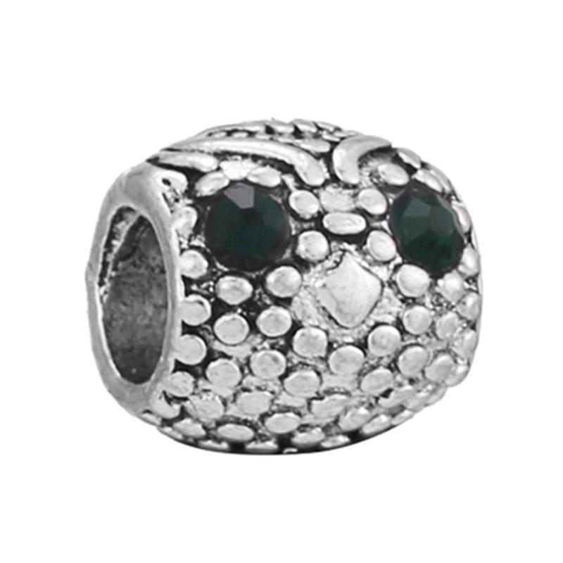 MOQ 2 pcs Green Big Hole European Beads or Charms 45 Styles To Choose