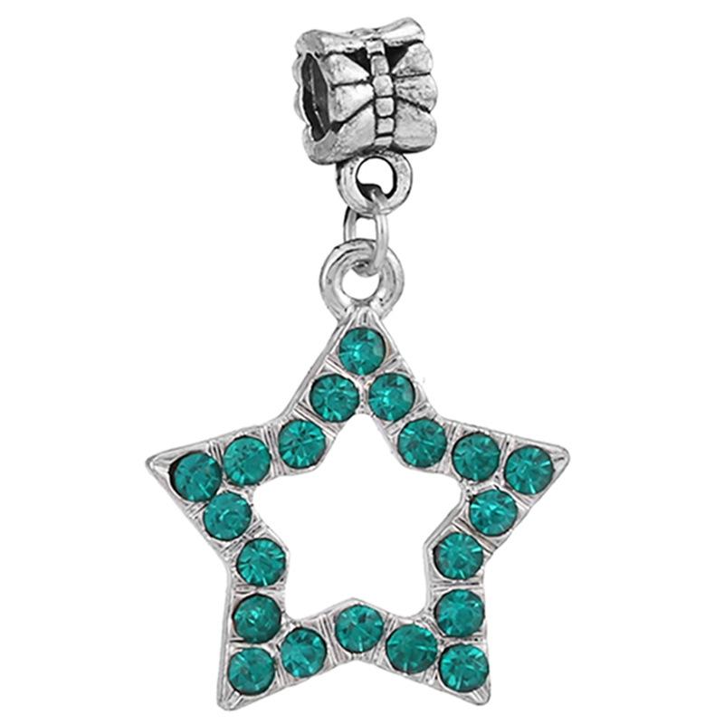MOQ 2 pcs Green Big Hole European Beads or Charms 45 Styles To Choose