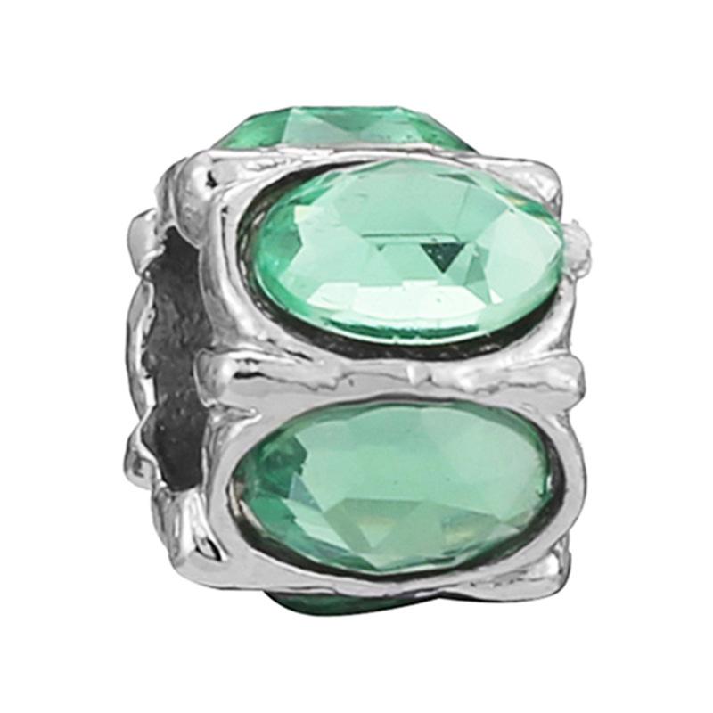 MOQ 2 pcs Green Big Hole European Beads or Charms 45 Styles To Choose