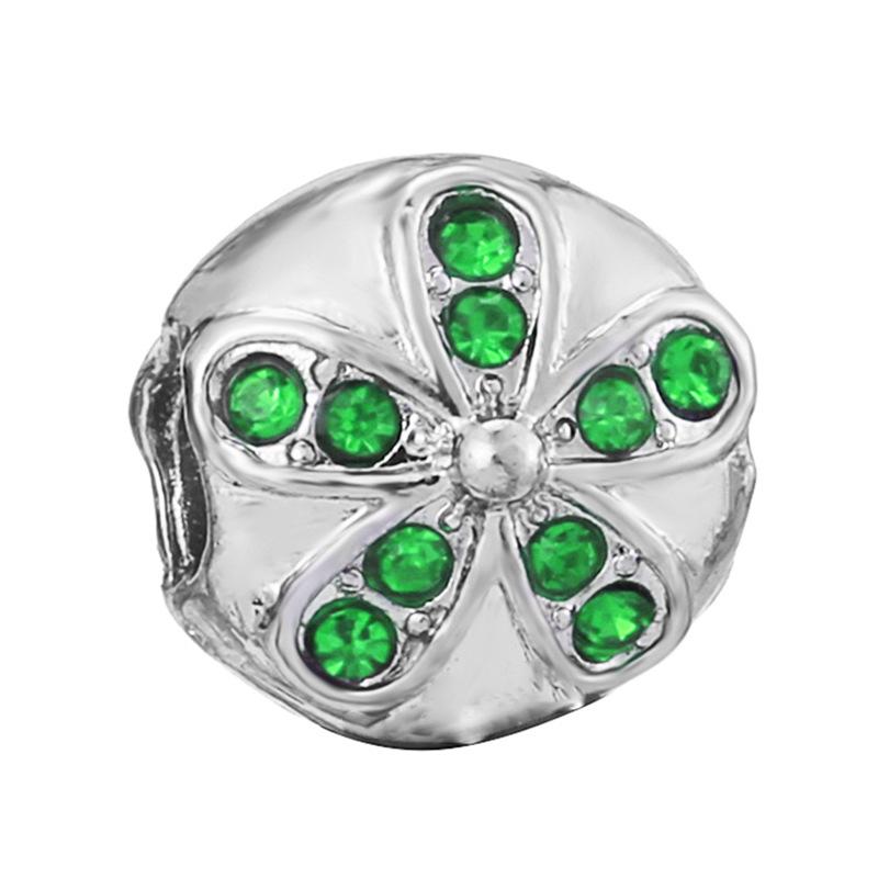 MOQ 2 pcs Green Big Hole European Beads or Charms 45 Styles To Choose