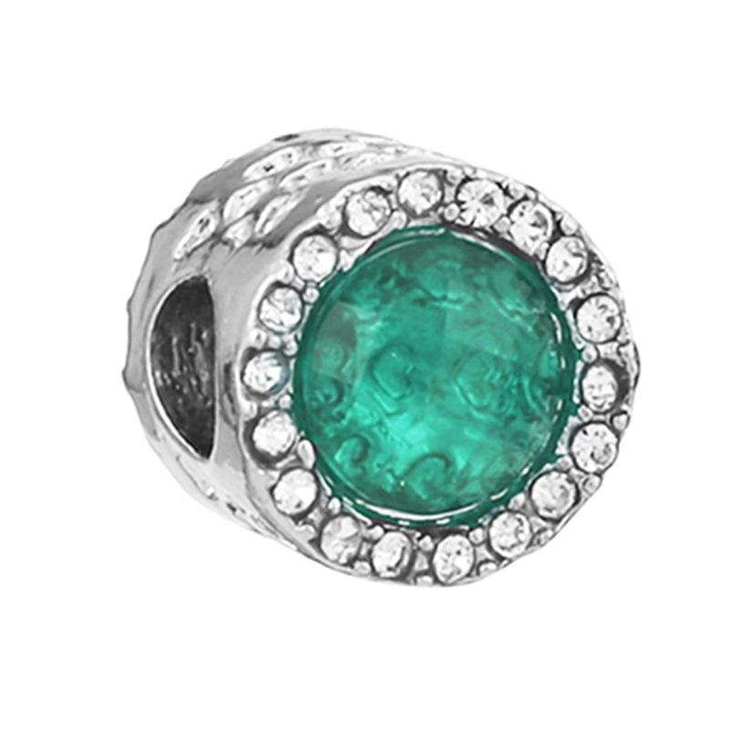 MOQ 2 pcs Green Big Hole European Beads or Charms 45 Styles To Choose