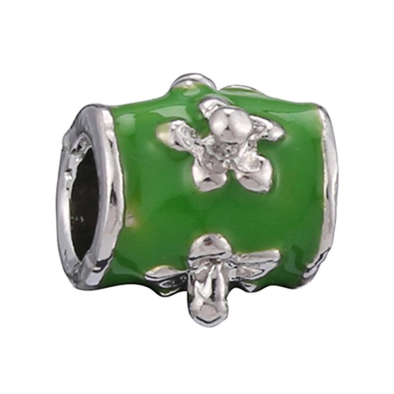 MOQ 2 pcs Green Big Hole European Beads or Charms 45 Styles To Choose
