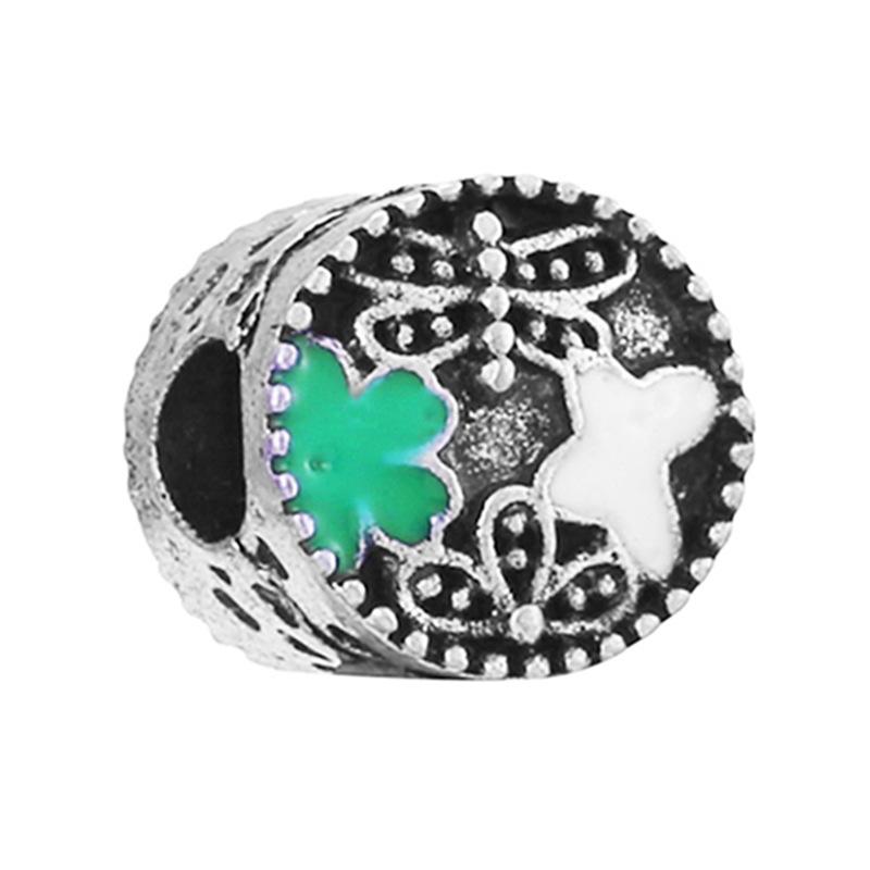 MOQ 2 pcs Green Big Hole European Beads or Charms 45 Styles To Choose
