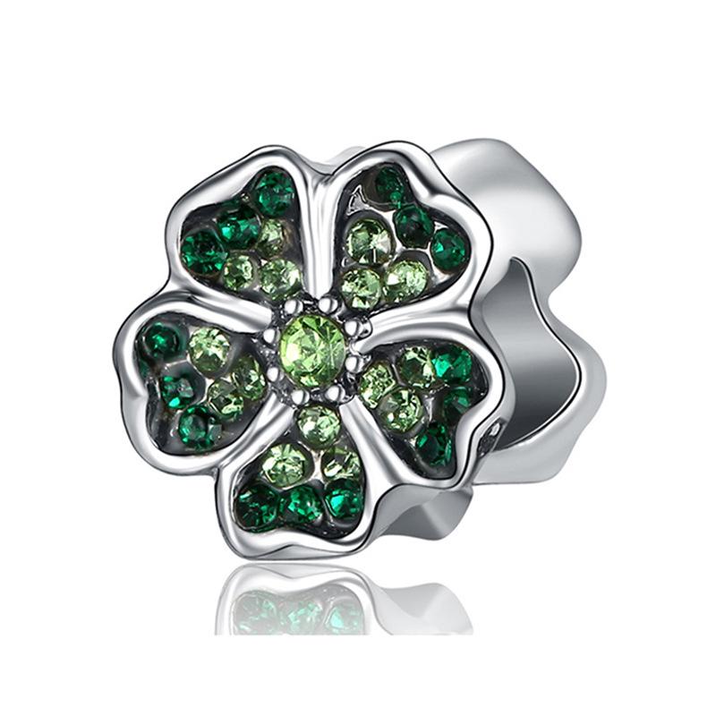 MOQ 2 pcs Green Big Hole European Beads or Charms 45 Styles To Choose