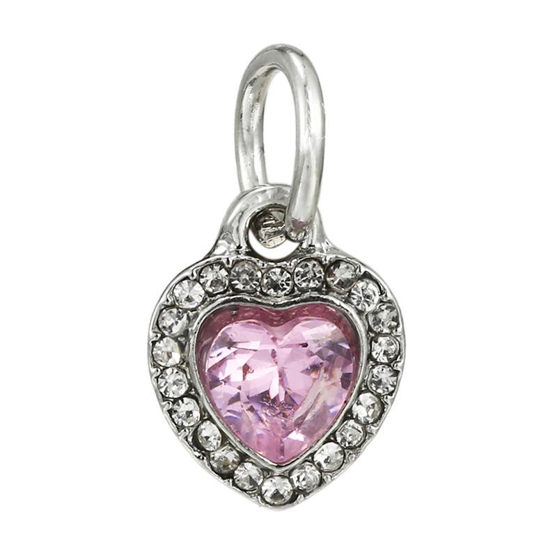 MOQ 2 pcs Pink Big Hole European Beads or Charms 36 Styles To Choose
