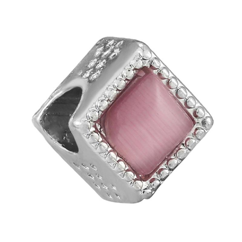 MOQ 2 pcs Pink Big Hole European Beads or Charms 36 Styles To Choose