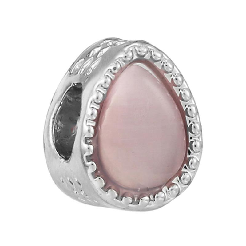 MOQ 2 pcs Pink Big Hole European Beads or Charms 36 Styles To Choose