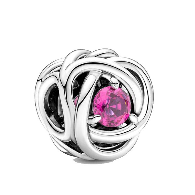 MOQ 2 pcs Pink Big Hole European Beads or Charms 36 Styles To Choose