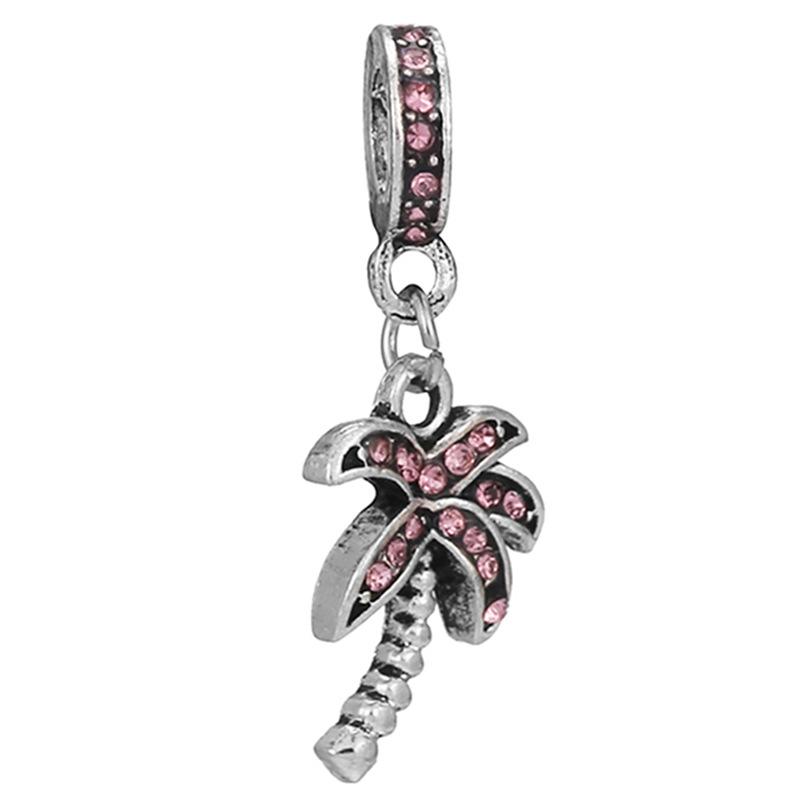 MOQ 2 pcs Pink Big Hole European Beads or Charms 36 Styles To Choose