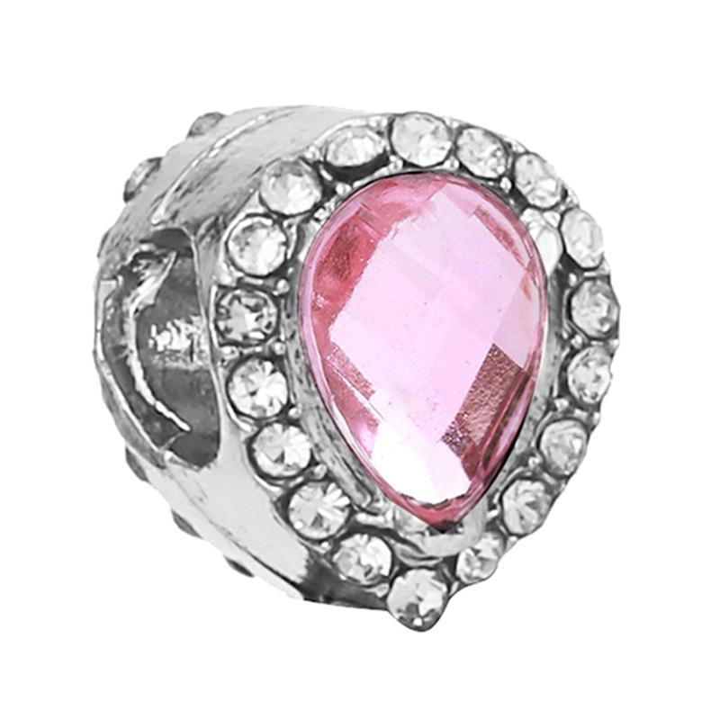 MOQ 2 pcs Pink Big Hole European Beads or Charms 36 Styles To Choose