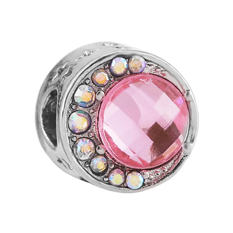 MOQ 2 pcs Pink Big Hole European Beads or Charms 36 Styles To Choose