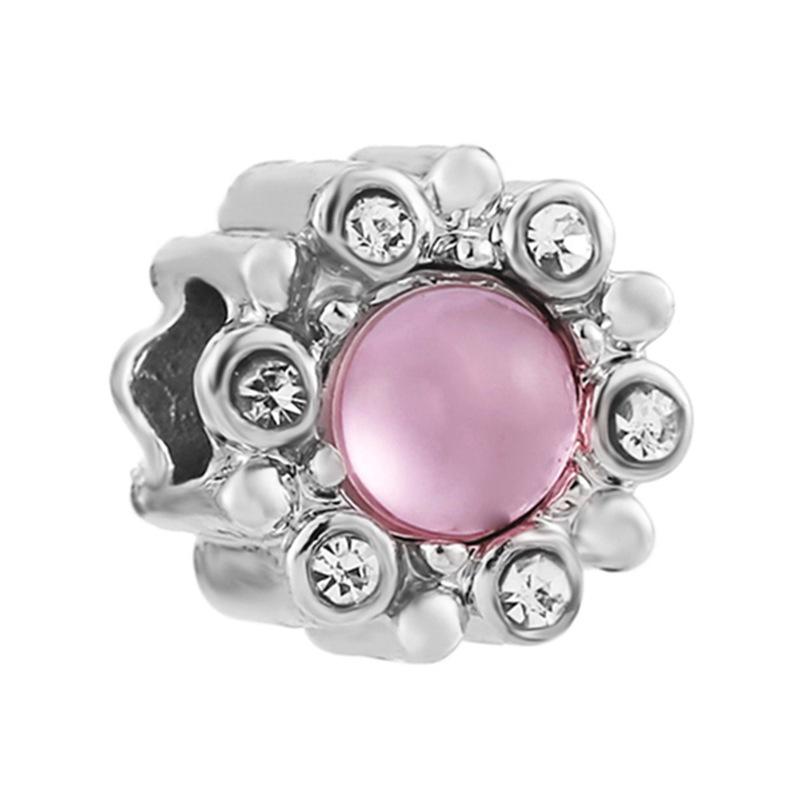 MOQ 2 pcs Pink Big Hole European Beads or Charms 36 Styles To Choose