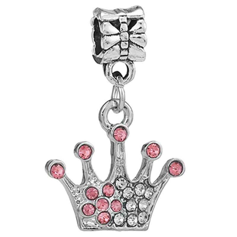 MOQ 2 pcs Pink Big Hole European Beads or Charms 36 Styles To Choose
