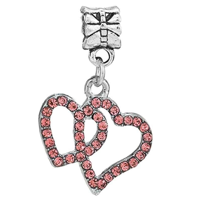 MOQ 2 pcs Pink Big Hole European Beads or Charms 36 Styles To Choose