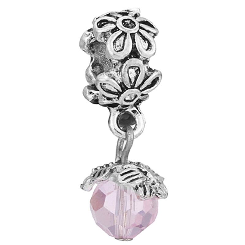 MOQ 2 pcs Pink Big Hole European Beads or Charms 36 Styles To Choose