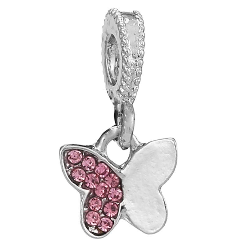 MOQ 2 pcs Pink Big Hole European Beads or Charms 36 Styles To Choose
