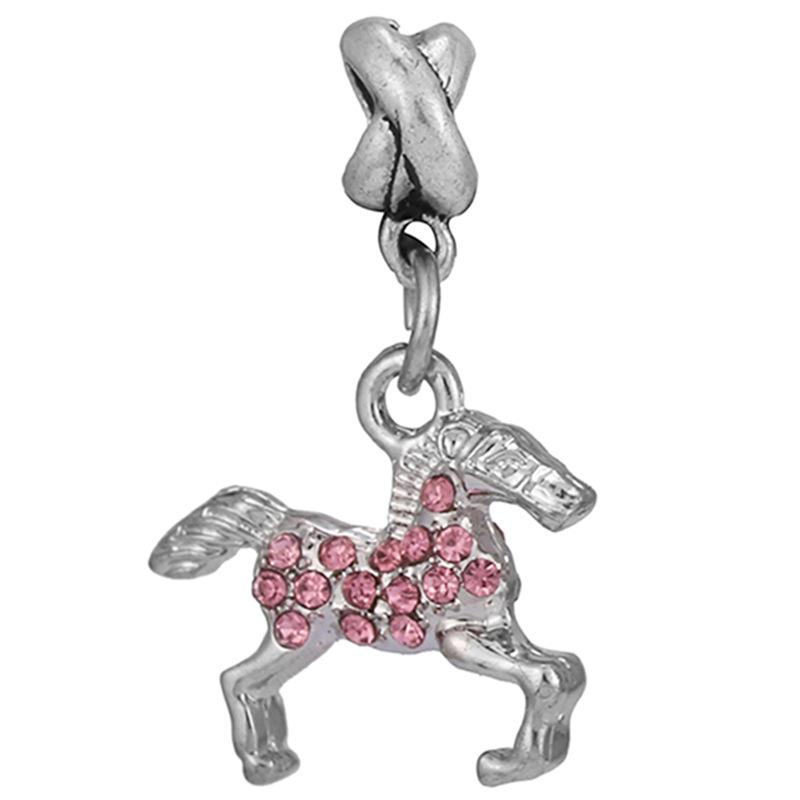 MOQ 2 pcs Pink Big Hole European Beads or Charms 36 Styles To Choose