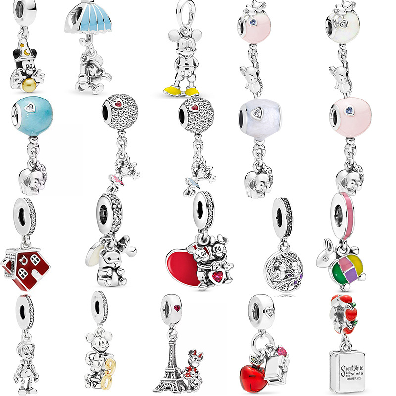 MOQ 2 pcs Cartoon Big Hole European Beads or Charms 19 Styles To Choose