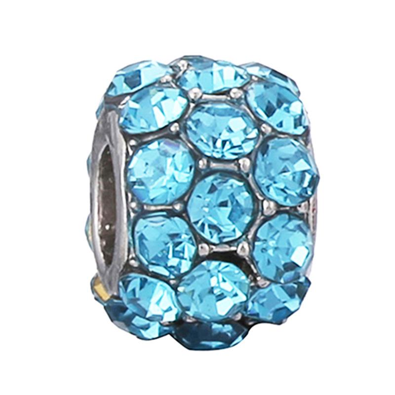 MOQ 2 pcs Sea Blue Big Hole European Beads or Charms 45 Styles To Choose