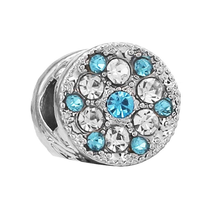 MOQ 2 pcs Sea Blue Big Hole European Beads or Charms 45 Styles To Choose