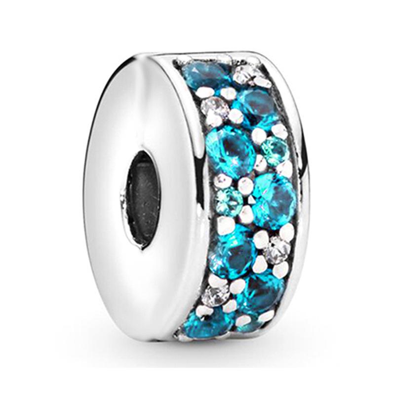 MOQ 2 pcs Sea Blue Big Hole European Beads or Charms 45 Styles To Choose