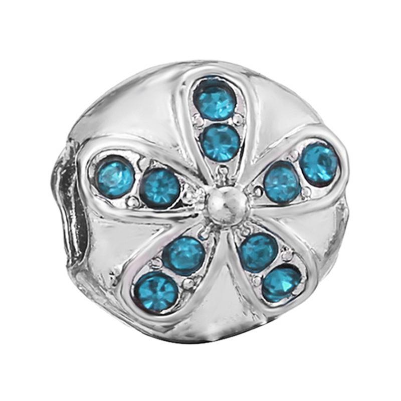 MOQ 2 pcs Sea Blue Big Hole European Beads or Charms 45 Styles To Choose