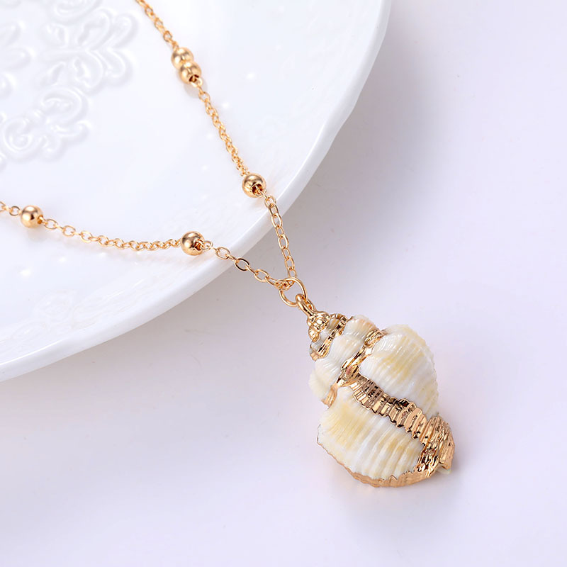 46CM Beach Conch Shell Pendant Necklace