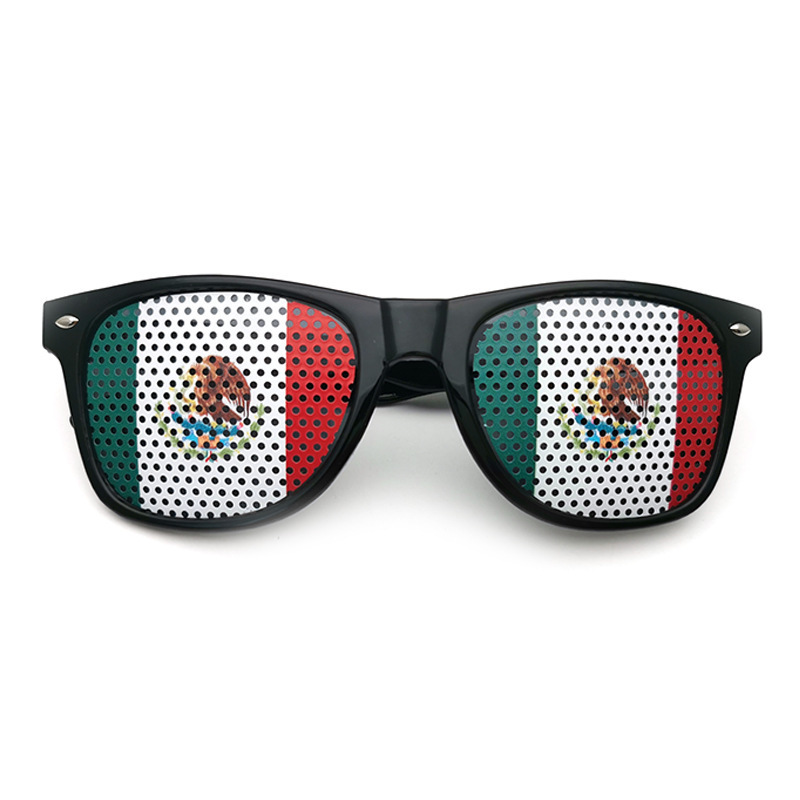 FIFA World Cup & Euro Cup Flag-Themed Sunglasses-Mexico
