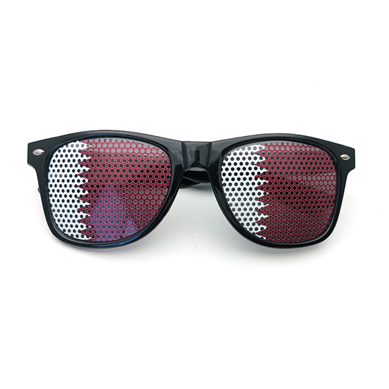 FIFA World Cup & Euro Cup Flag-Themed Sunglasses-Qatar