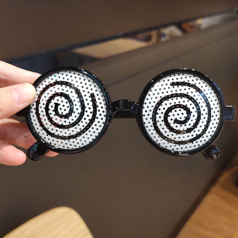 Vertigo-Pattern Cosplay Glasses