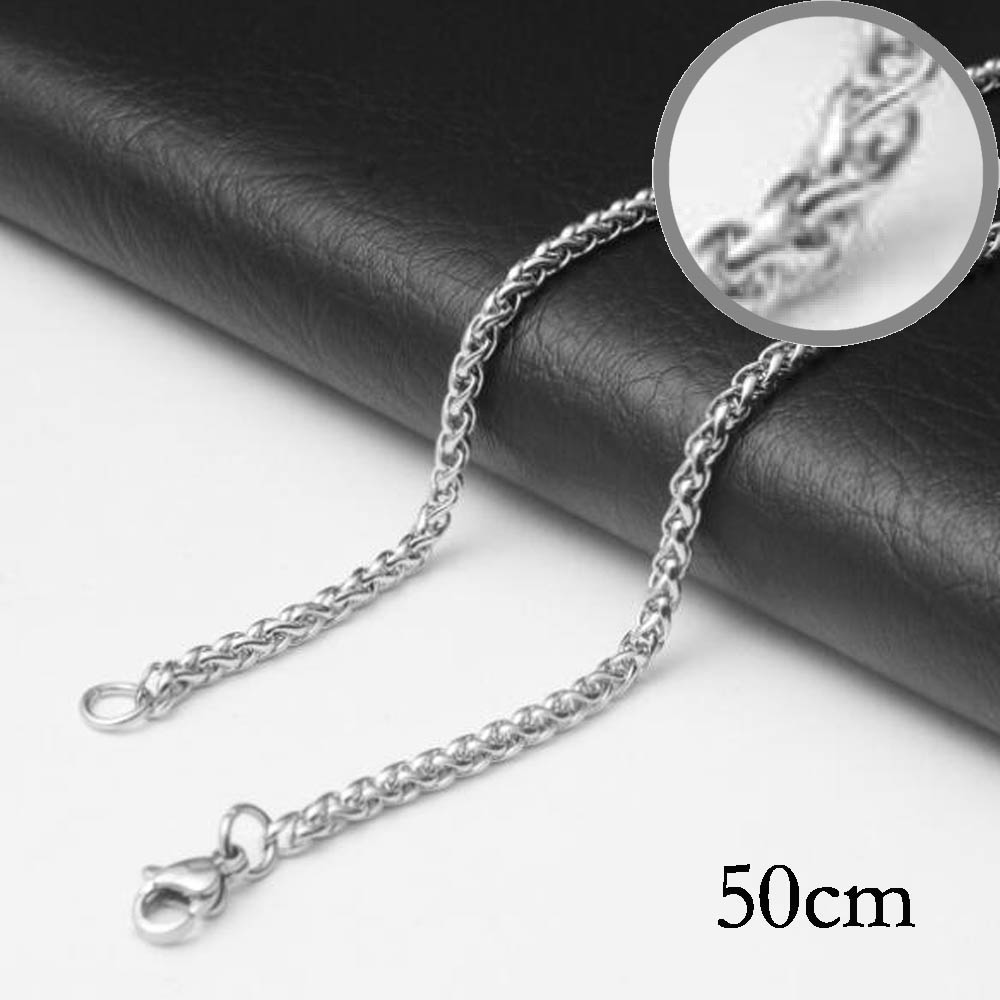 50CM Stainless steel chain necklace Jewelry Accessories, Wholesales