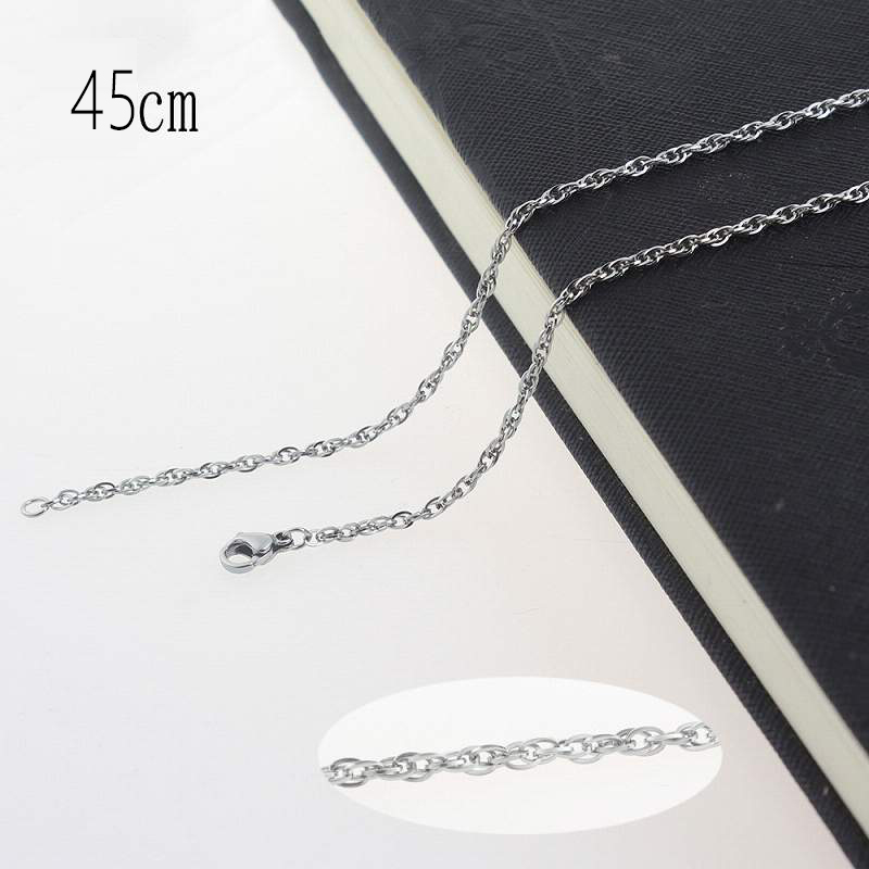 45CM Stainless steel necklace Jewelry Accessories Wholesales