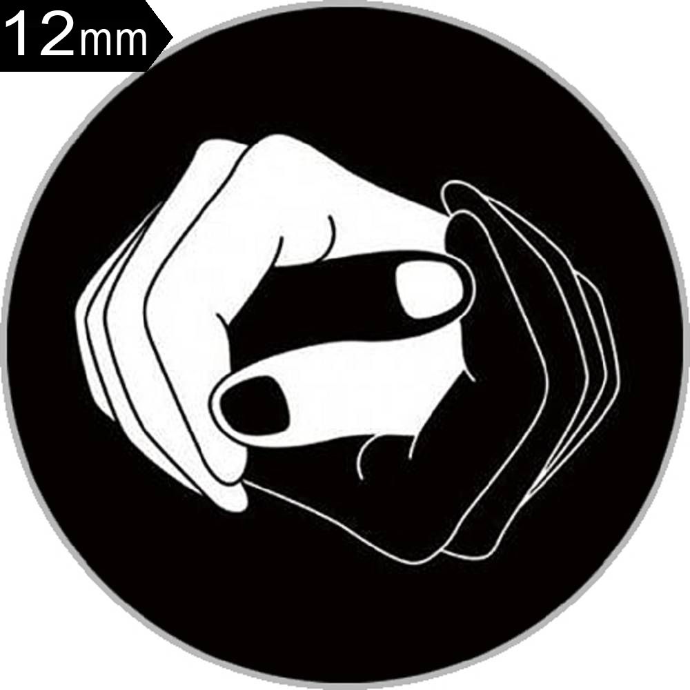 12MM Print Glass Cover Snaps