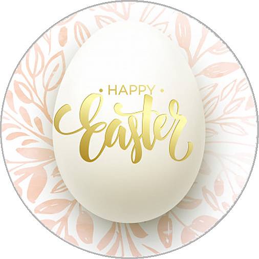 20mm Print Glass Cover Easter Egg Snaps