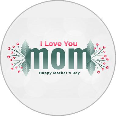 20mm Print Glass mother  Cover Snaps